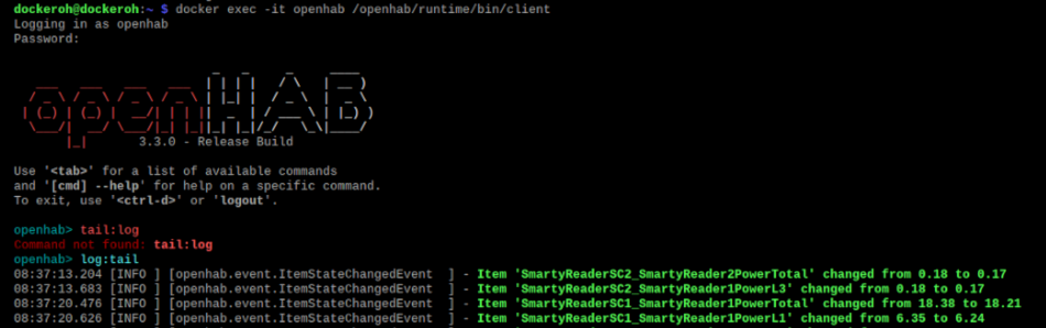 docker exec cli tail docker exec cli tail