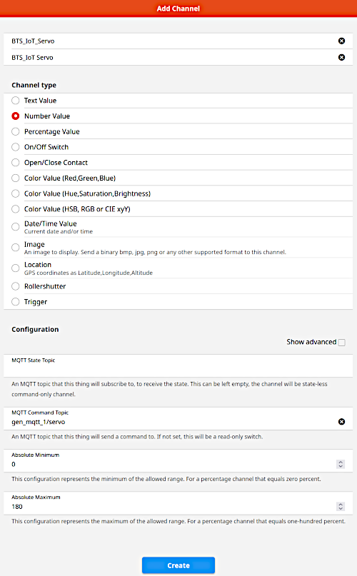 mqtt generic Sitemap output Channel mqtt generic Sitemap output Channel